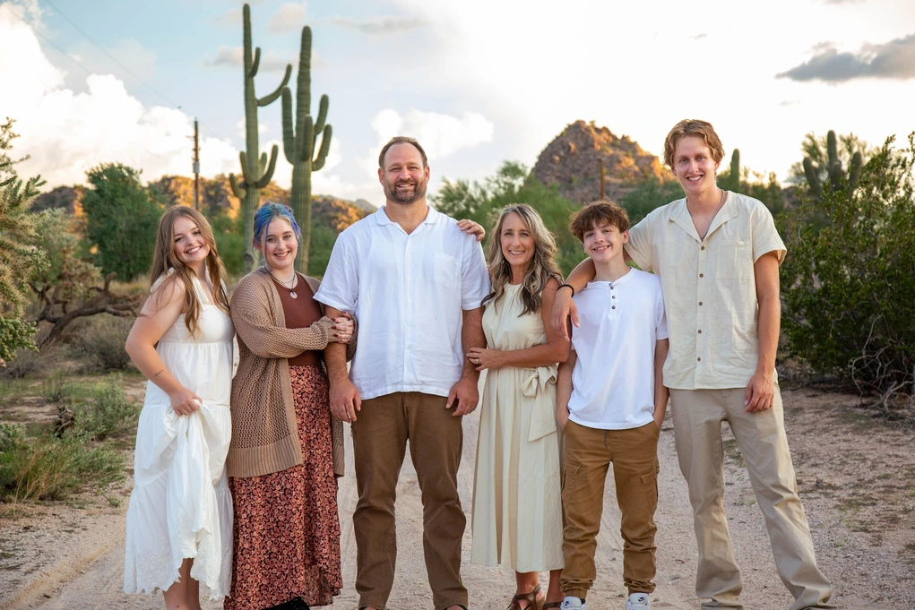 Family Picture in the desert